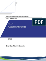 (Vol V), 2017 Rules For Materials, 2017