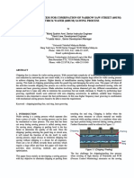 Chipping Free Process For Combination of Narrow Saw Street (60um)