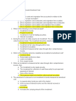 Accounting - Answer Key Quiz - Financial Assets and Amortized Cost