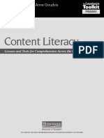Content Literacy Primary Sample