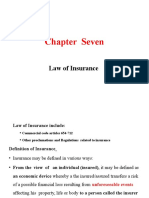 Chapter Seven: Law of Insurance