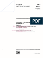 ISO-527-2-1993 - Conditions D'essai Des Plastiques Pour Moulage