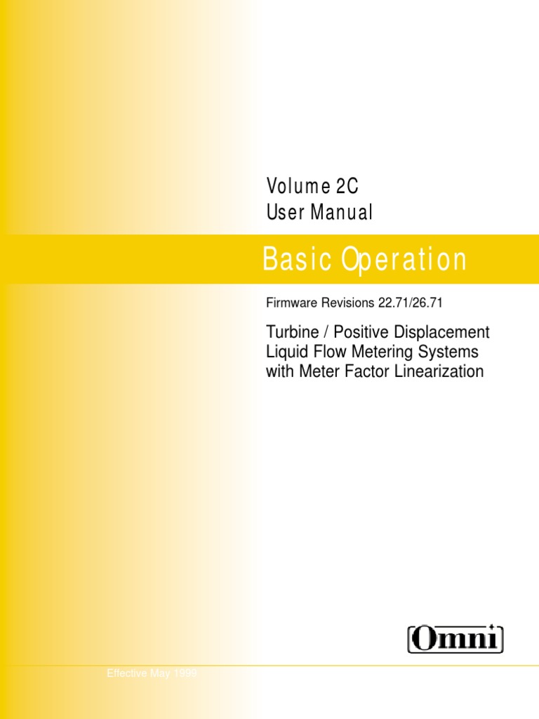 Basic Operation: Volume 2C User Manual | Descargar gratis PDF | Control ...