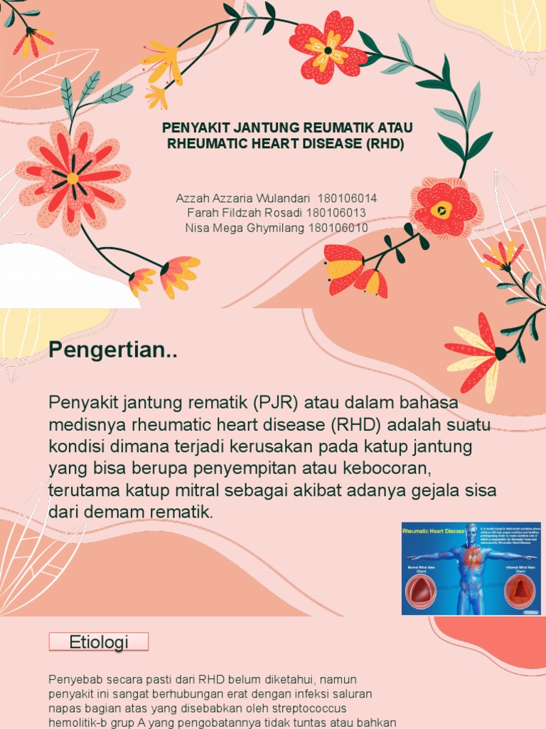 Penyakit Jantung Reumatik (RHD) dan Patofisiologinya | PDF | Kesehatan ...