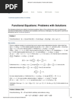 IMOmath - Functional Equations - Problems With Solutions