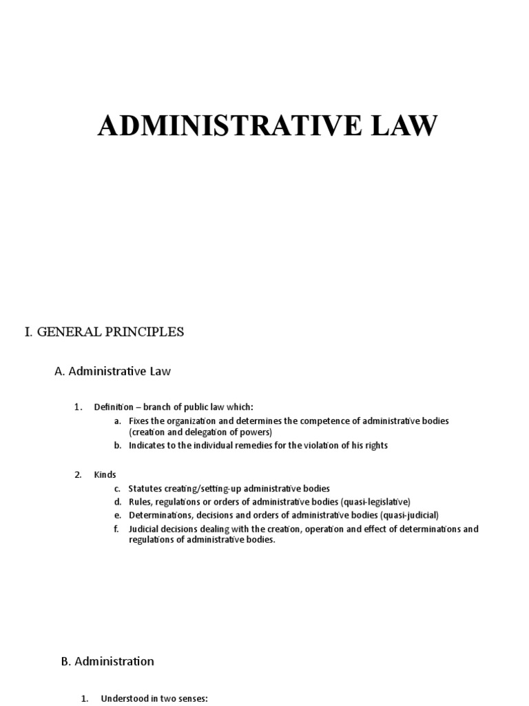 Administrative Law PDF Administrative Law Jurisdiction