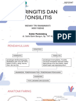 Referat Tonsilitis Dan Faringitis - Wenny Tri Rahmawati