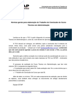 A atuação do Técnico em Administração na empresa X