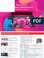 UV Roll To Roll Printer: Epson Series