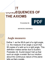 Direct Consequences of The Axioms