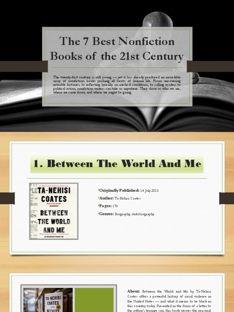 The 7 Best Nonfiction Books of The 21st Century PDF Wellness Medical