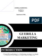 IT SKILLS Guerrilla Marketing