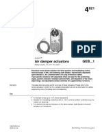 Air Damper Actuators GEB.. - en