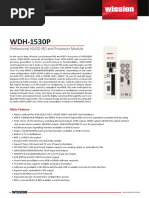 WDH-1530P: Professional HD/SD IRD and Processor Module