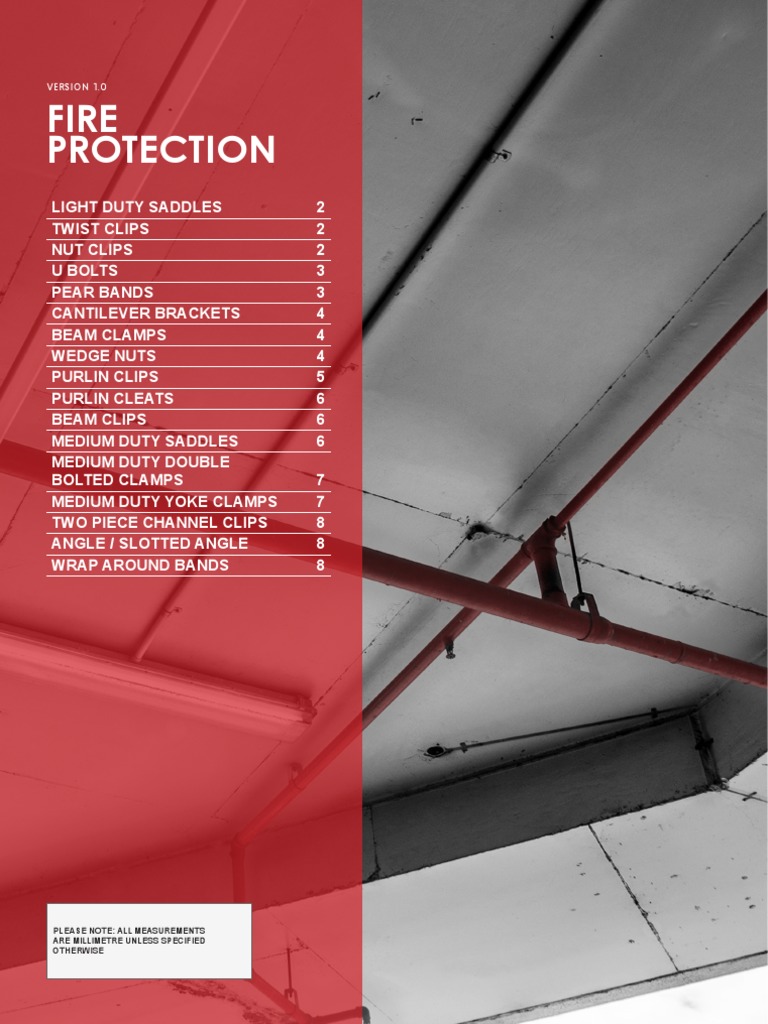 Fire Protection: Please Note: All Measurements | PDF | Building ...