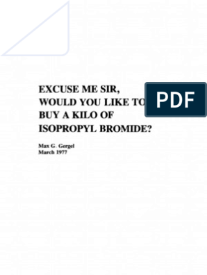 Gergel Isopropyl Bromide, PDF, Hydrogen Peroxide