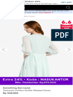 Jual Something Borrowed Textured Chiffon Ruffle Pleated Dress Original ZALORA Indonesia ®