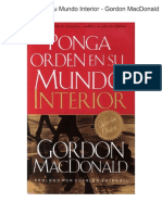 410177121 PDF Print Ponga Orden en Su Mundo Interior Gordon MacDonald PDF