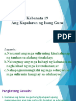 1. Kabanata 19 Layunin at 6. Aplikasyon