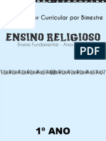 Organizador curricular Ensino Religioso anos iniciais