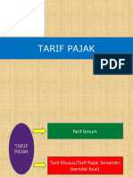 Tarif Pajak