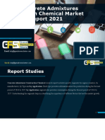 Global Concrete Admixtures Construction Chemical Market Research Report 2021