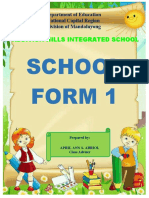 School Form 1: Addition Hills Integrated School