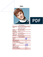 Biodata Suho EXO