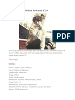 MENARIK TAPI SINGKAT] Biodata Baekhyun EXO