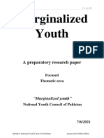 Marginalized Youth Preparatory Research Paper by Nabila Abbas - National Youth Council