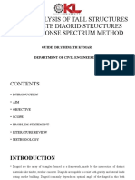 Seismic Analysis of Tall Structures by Concrete Diagrid Structures Using Response Spectrum Method