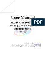 SZGH-CNC1000MDi User Manual