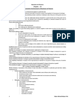 Business & Finance Chapter - 14 The Economic Environment of Business & Finance