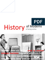 History of Modem
