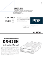 ALINCO DR-638 English Manual