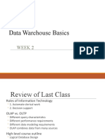 CS 345: Topics in Data Warehousing - Lecture 2