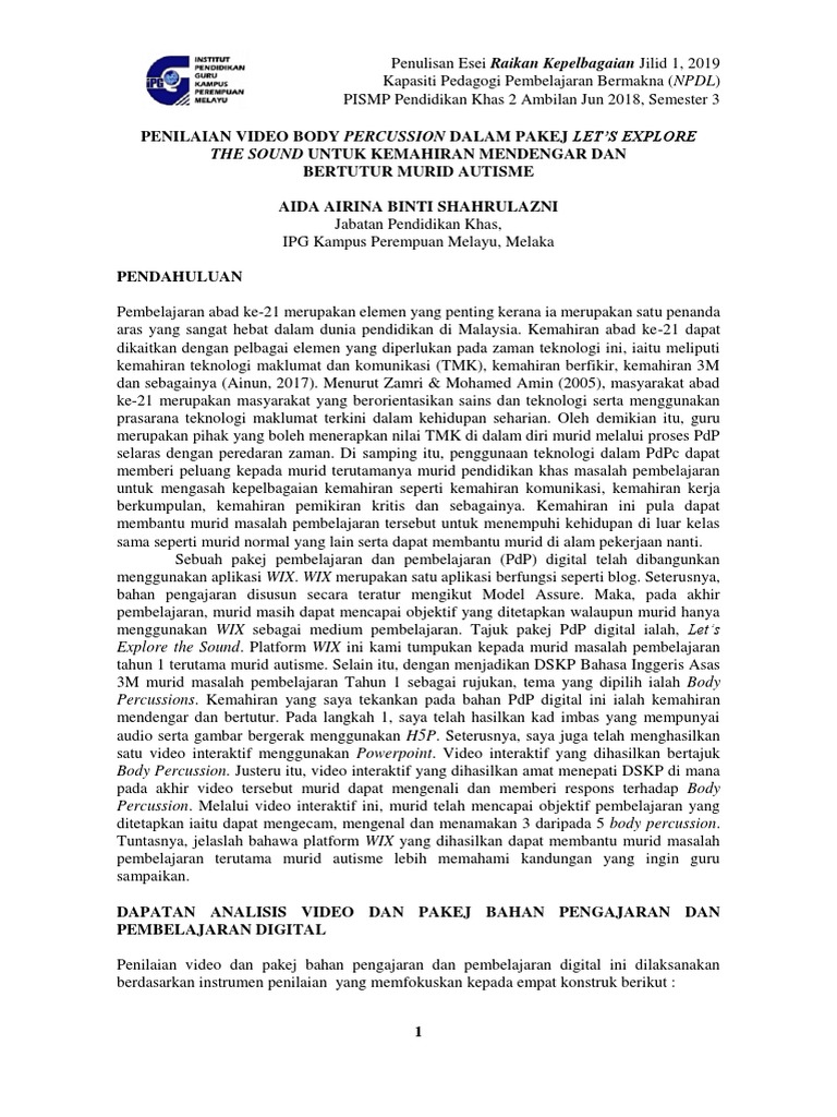 Kapasiti Pedagogi Pembelajaran Bermakna Pdf