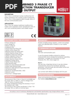 C-Tran Combined 3 Phase CT & Multifunction Transducer With Rs485 Output