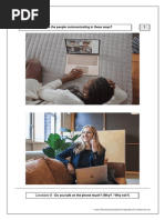 B2 First Speaking Part 2 Useful Phrases To Compare Photographs | PDF