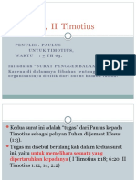 7 I, II Timotius