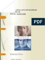 Name: Amal Atta Muhammad Roll No: 02 Novel: Jane Eyre