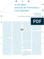 Ana Rodríguez - Mapa Sonoro de Uruguay/ Gotas de Agua. Hidratación de Memorias y Archivos Digitales