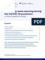 Promoting Mask-Wearing During The COVID-19 Pandemic:: A Policymaker'S Guide