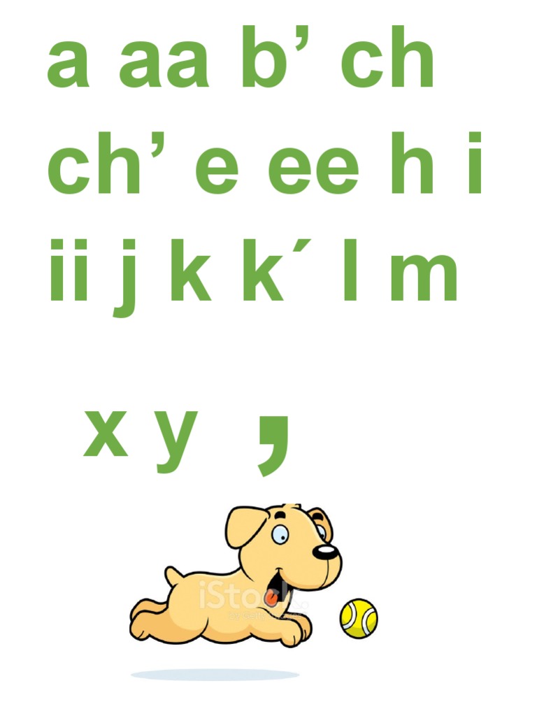 Abecedario Q'eqchi' PDF