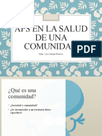 Como la APS y Salud Pública pueden mejorar la salud comunitaria