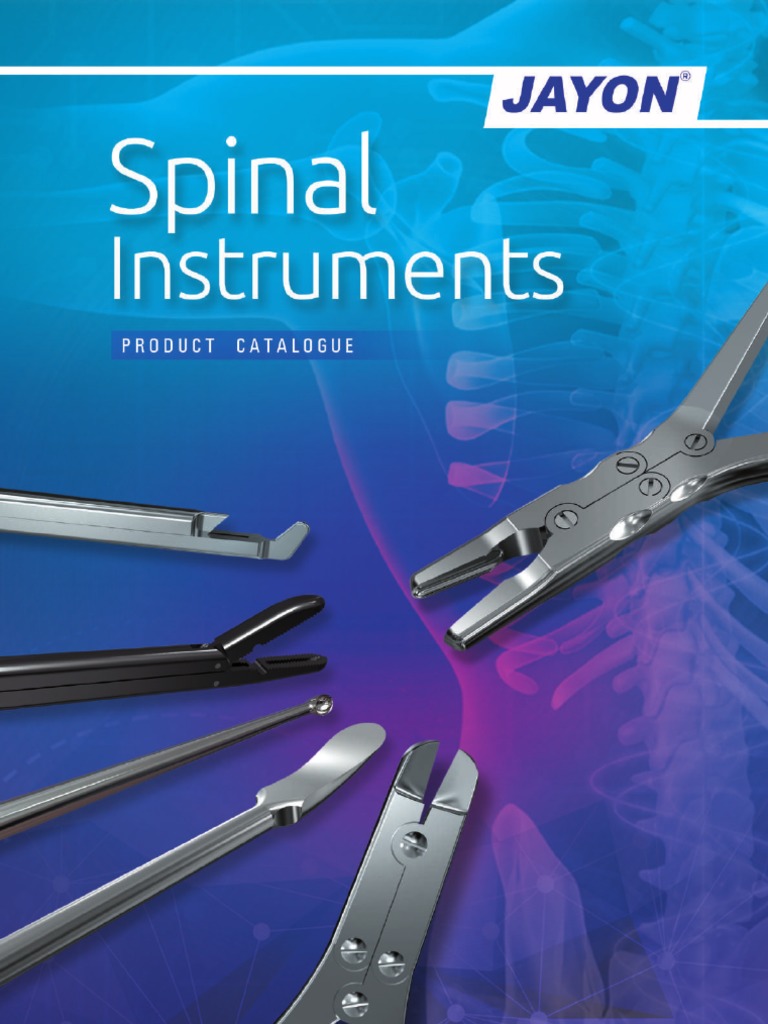 Product Catalogue Spinal Instruments | PDF
