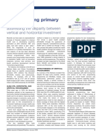 Strengthen PHC Vertical and Horizontal