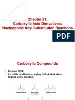 Carboxylic Acid Derivatives: Nucleophilic Acyl Substitution Reactions