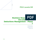 Business Requirements Document (BRD) Deductions Management - Phase 1