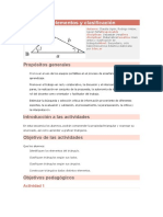 Triángulos. Elementos y Clasificacion